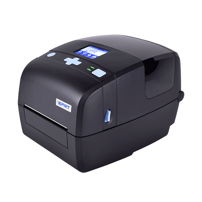 iE4P 4-inch Thermische Transfer Barcode Printer met Kleur LCD Display[203/300dpi 100m Lint]