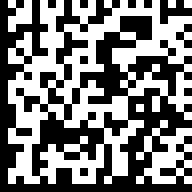 Gegevensmatrix barcode example